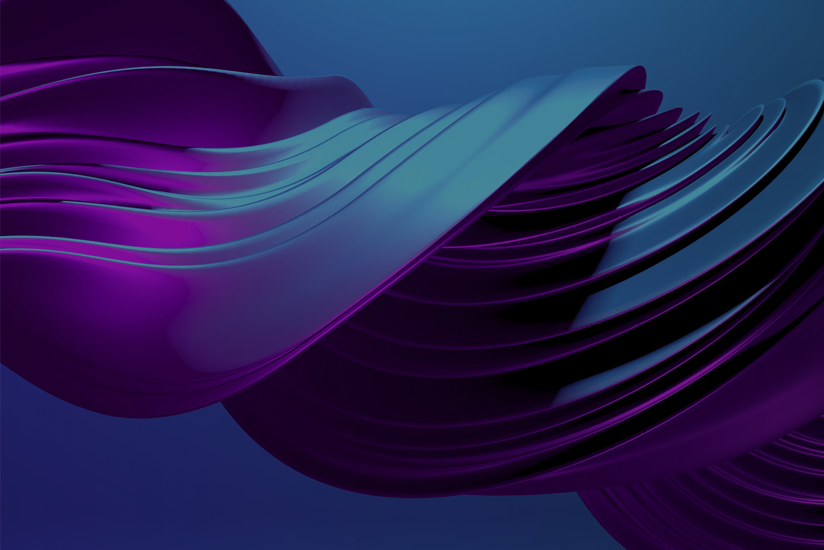  A futuristic abstract digital artwork featuring smooth, flowing, layered curves in shades of deep purple and blue. The design has a fluid, wave-like structure with reflective surfaces, creating a sense of motion and depth. The composition conveys themes of innovation, technology, and digital transformation. Cost optimization, Financial institutions, Regulatory pressures, AI adoption, Cost optimization, Competitive banking, Banking innovation, Rising costs in finance, Investment in innovation, Efficiency in banking, Financial technology, FinTech, financial services