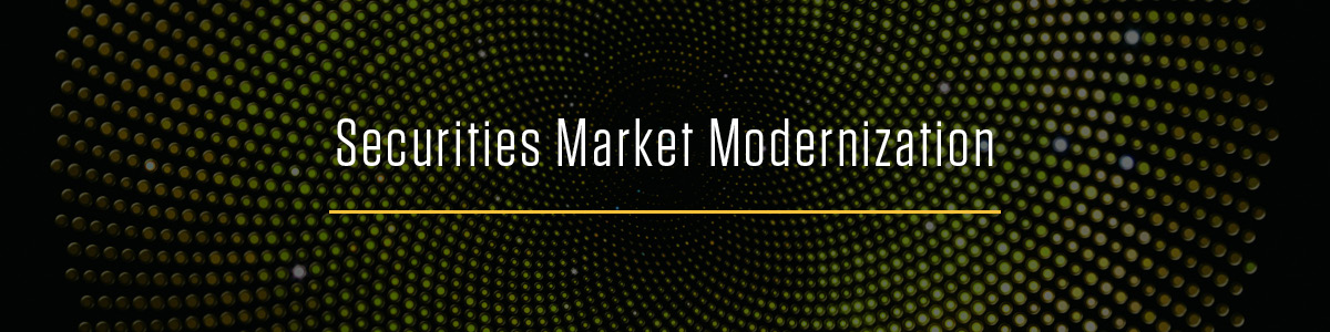 Capco Capital Markets 2025: Securities Market Modernization